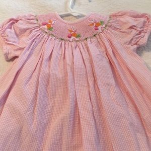 Adorable Smocked Easter dress.  Great spring dress